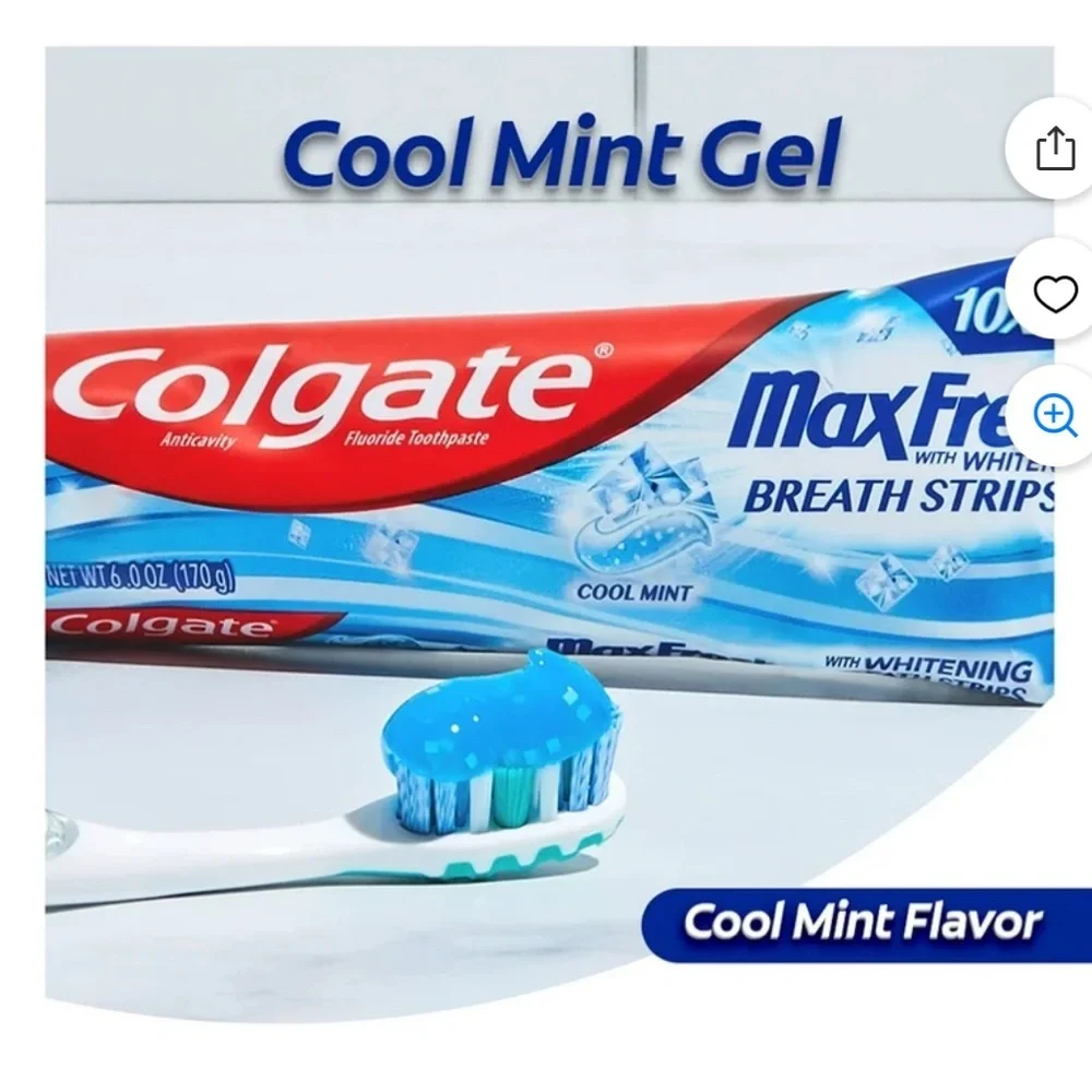 Colgate MaxFresh Whitening Breath Strips Toothpaste 5 Pack